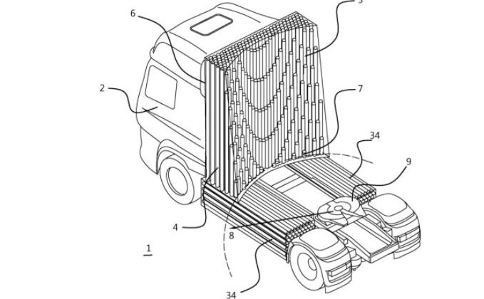 DAF dépose un brevet sur une nouvelle disposition de réservoir conformable pour poids-lourd