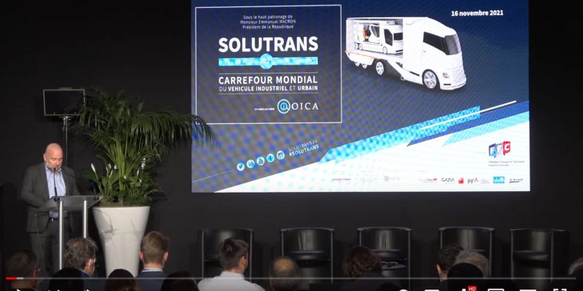 L’AFGNV est intervenue lors de la Conférence plénière de SOLUTRANS 2021