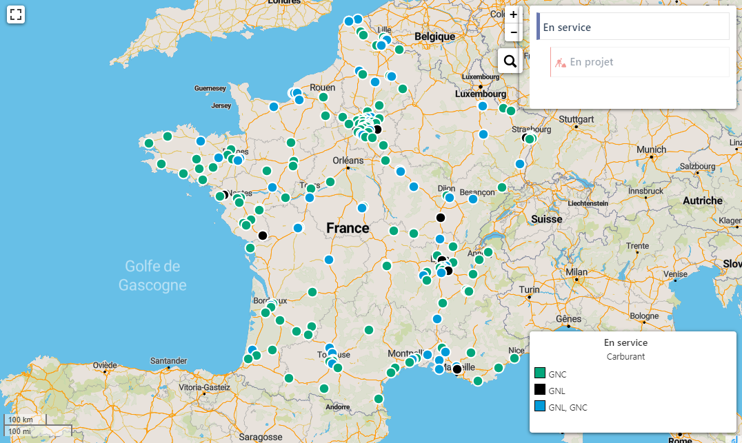 Carte des stations